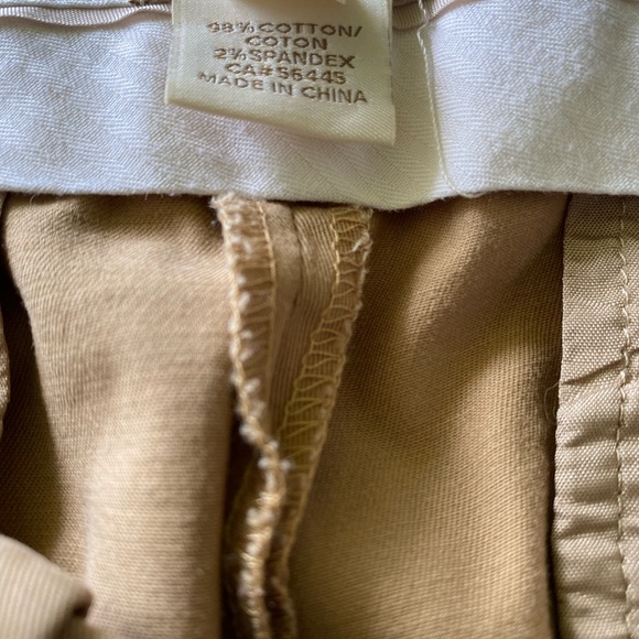 J Crew Cafe Capris Tan Khaki Size 6Tall - Picture 7 of 8